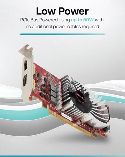 Miniatura 4 de VISIONTEK Tarjeta gráfica AMD Radeon RX 550 SFF con ventilador único de 4 GB GDDR5 PCIE 3.0