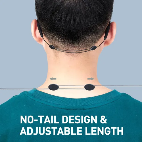 Miniatura 2 de Correa para gafas, correa ajustable sin cola para lentes de sol y gafas, correas de cable, soportes para gafas alrededor del cuello, cordón