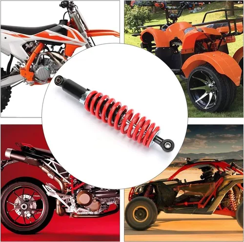 Miniatura 4 de Aramox Suspensión de choque, 13.780 in/13.8 pulgadas, amortiguador trasero universal para Dune Quad Dirt Bike ATV