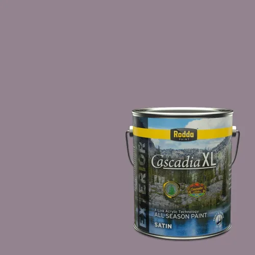 Miniatura 158 de Rodda Paint CASCADIA XL - Pintura e imprimación satinada para exteriores en uno, cuarto de galón, blanco abstracto