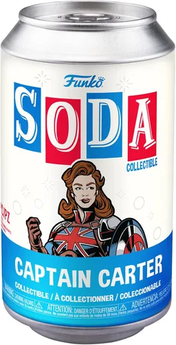Miniatura 2 de Funko Vinilo SODA: Marvel: What if - Captain Carter - 1/6 probabilidades para variante de persecución rara - Marvel Comics - Figura de vinilo