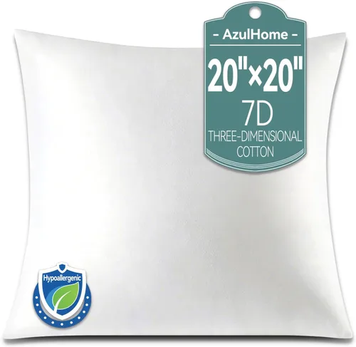 Miniatura 13 de Relleno de almohada de 16 x 16 pulgadas, almohadas para exteriores, resistentes al agua, relleno cuadrado para jardín, banco, patio, rellenos suaves