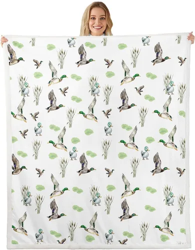 Miniatura 32 de Erosebridal - Mantas de bebé unisex para niños y niñas, mantas de guardería de animales de granja de minky 40x50, manta sherpa con diseño de tractor