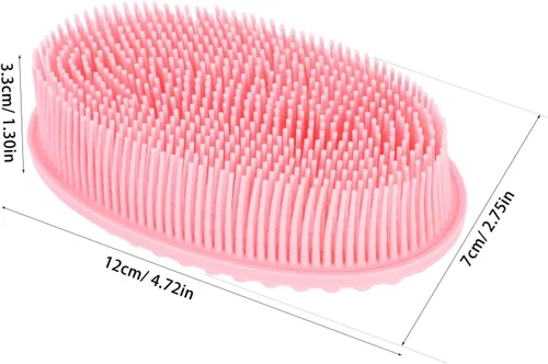 Miniatura 2 de Generic Depurador corporal de doble cara para baño, entrenamiento sensorial, herramienta exfoliante suave para adultos, promueve el desarrollo