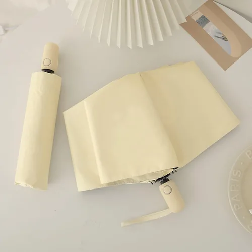 Miniatura 5 de Paraguas solar con protección UV UPF 50+ compacto portátil para viaje, parasol de apertura automática a prueba de viento e impermeable, plegable