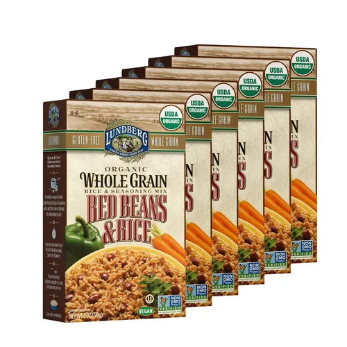 Miniatura 12 de Lundberg Family Farms - Arroz orgánico de grano entero y arroz silvestre, ajo y albahaca, guarnición, básico de despensa, 100% grano entero, sin