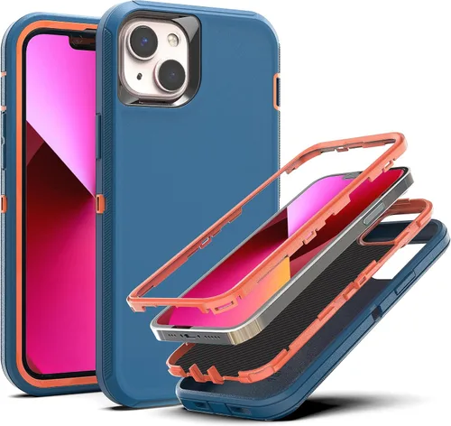 Miniatura 7 de YmhxcY Funda para iPhone 13 Pro Max, iPhone 12 Pro Max, a prueba de golpes, a prueba de caídas, a prueba de polvo, a prueba de caídas, 3 capas