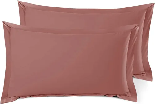 Miniatura 131 de Nestl Juego de 2 fundas tipo sham de almohada suaves - Fundas de almohada de microfibra de doble cepillado - Fundas de almohada de cama premium