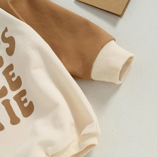 Miniatura 19 de FYBITBO Sudadera de cuello redondo para bebé niña y niño, mameluco de burbujas, camisa de manga larga, traje de San Valentín, ropa de otoño