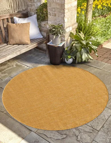 Miniatura 102 de Unique Loom Collection Alfombra de Área Plana Casual de Transición Sólida Jaspeada para Interiores/Exteriores (Pasillo 2' x 6' 1", Azul/Azul Marino)