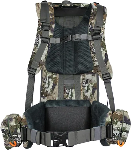 Miniatura 2 de SPIKA Mochila de caza con marco interno, mochila de senderismo impermeable para extensible, 40L + 80L + capacidad