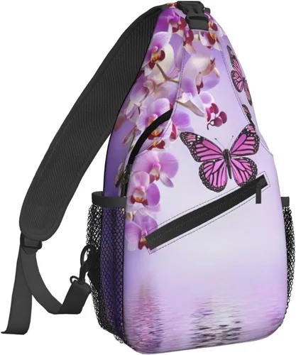Miniatura 18 de Famame Mochila bandolera para el pecho, bolsa de hombro, gimnasio, ciclismo, viajes, senderismo, mochila para hombres y mujeres.., Multicolor27.