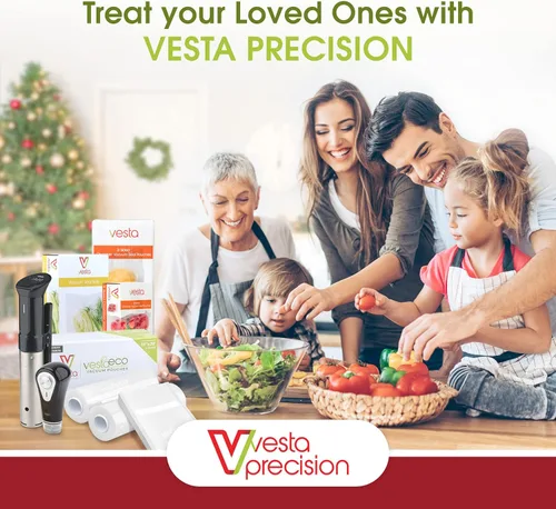 Miniatura 7 de Vesta Precision Sous Vide Cooker, certificado NSF, capacidad de 40 L, control de aplicaciones, pantalla de visualización grande, diseño plegable
