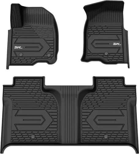 Miniatura 19 de 3W Alfombrillas de piso para Chevy Equinox 2018-2023 2024/Alfombrillas de piso GMC Terrain, TPE para todo clima con ajuste personalizado