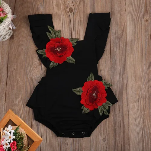 Miniatura 2 de Mameluco para bebé y niña, ropa floral para el verano, traje de verano
