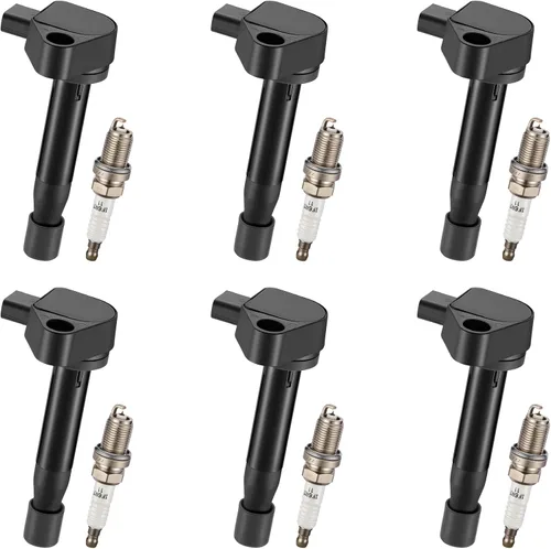 Miniatura 23 de BDFHYK Paquete de bobina de encendido y bujías de iridio compatibles con Audi Volkswagen 2.0L L4 4.2L V8 para UF575 PFR7S8EG, juegos de 4