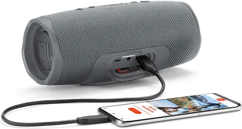 Miniatura 4 de JBL Charge 4 - Altavoz Bluetooth portátil impermeable - Gris