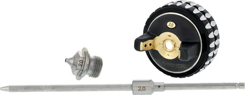 Miniatura 5 de Juego de aguja, boquilla de fluido y tapa de aire de 0.06 pulgadas (0.051 in) – Compatible con pistola de pulverización HVLP de alto rendimiento