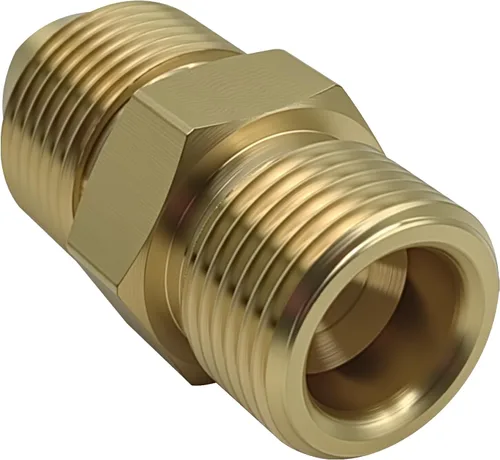 Miniatura 4 de ZKTOOL 0.898 in G5/8 a 0.953 in CGA580 Adaptador de cilindro Interfaz de rosca externa Regulador de helio