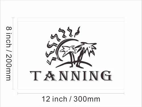 Miniatura 3 de 160027 Letrero de neón con luz LED para salón de belleza de bronceado (12 x 8 pulgadas, 16 colores por control remoto)