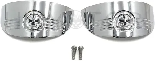 Miniatura 3 de HONGK - Viseras de señal de giro compatibles con Harley 86-92 FXRT/86-90 FLST/88-17 FLSTC/94-17 FLHR [B07MF8W714]