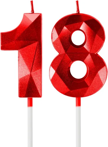 Miniatura 181 de Velas de cumpleaños número 15, velas número 15, velas de feliz cumpleaños de oro rosa para pastel, decoraciones de cobertura de pastel de diseño 3D
