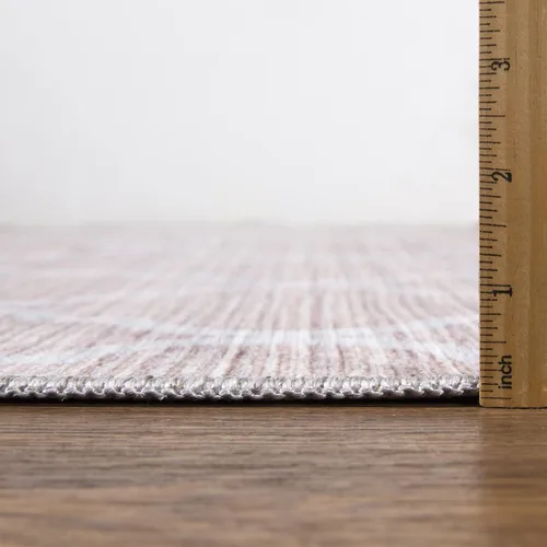 Miniatura 2 de Abani Alfombra rectangular de polipropileno de 4 x 6 pies, diseño moderno de polipropileno, lavable a máquina, resistente a las manchas