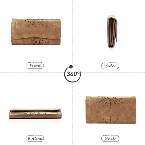 Miniatura 7 de OB OURBAG Cartera de piel para mujer, con tarjetero