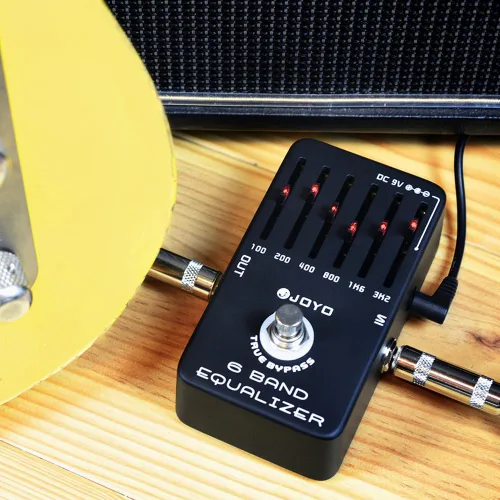 Miniatura 8 de JOYO Pedal ecualizador de guitarra eléctrica de 6 bandas (100Hz 200Hz 400Hz 800Hz 1.6kHz 3.2kHz) Proporciona ±18dB para cada banda (JF-11)