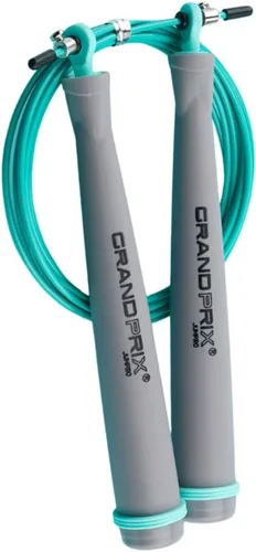 Miniatura 13 de Cuerda de saltar para hombres y mujeres (serie Grand Prix Ultra Speed) – Cuerda de alambre ajustable para CrossFit, boxeo y entrenamiento de fitness
