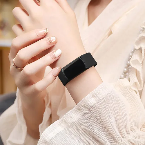 Miniatura 7 de Paquete de 2 bandas para Fitbit Charge 6 bandas para mujeres y hombres, correas clásicas suaves de repuesto para Fitbit Charge 5 Fitness & Health