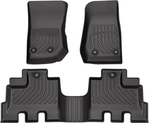 Miniatura 34 de Alfombrillas y forro de carga para Jeep Grand Cherokee L 2021-2025 (solo para 6 plazas sin consola central), alfombrillas de automóvil TPE para todo