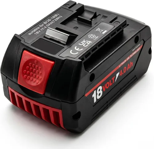 Batería BAT609, batería de iones de litio de 18 V 4.0 Ah de repuesto para Bosch 18 V Herramientas eléctricas inalámbricas Baterías extendidas