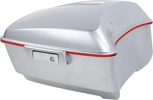 Miniatura 31 de Maletero de afeitar verde manzana/gris cañón de 5.5 pulgadas para modelos Harley Touring 2014-2023 Road King FLHR Road Glide FLTRX Street Glide FLHX