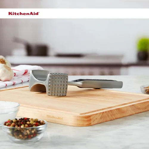 Miniatura 5 de KitchenAid Ablandador de carne gourmet de múltiples caras para golpear carnes, nueces, mariscos, etc., agujero para colgar para un fácil