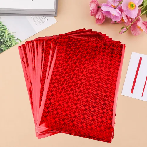 Miniatura 14 de Briartw Papel de Aluminio Termoadhesivo 20x29cm Paquete de 50 Hojas Papel Reactivo para Sellado en Caliente por Impresora Láser y Laminadora