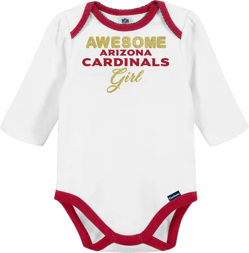 Miniatura 4 de NFL Conjunto de enterizo, pantalón con pies y gorro de 3 piezas para bebé niña