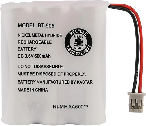Kastar Paquete de 1 batería de repuesto para Uniden BT-905 BT905 BP-905 BP905 BT-1006 BT-800 BT800 BP-800 BP800, Uniden TRU3466 TRU348 TRU3485