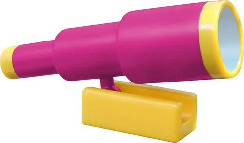 Miniatura 9 de Jungle Gym Kingdom Accesorios para patio de recreo – Telescopio de barco pirata para niños, accesorio de plástico para casa de árboles, casa de Rojo