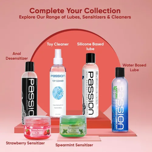Miniatura 6 de Gel sensibilizador vaginal Passion Strawberry fabricado en Estados Unidos, gel que mejora la sensibilidad con sabor a fresa y fórmula suave
