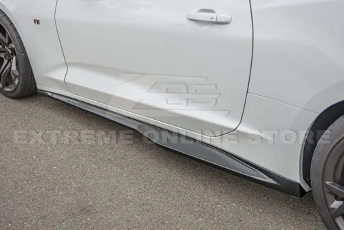 Miniatura 6 de Repuesto para Chevrolet Camaro LT LS RS SS 2016-Presente Par de extensiones de faldones laterales estilo ZL1 para panel basculante