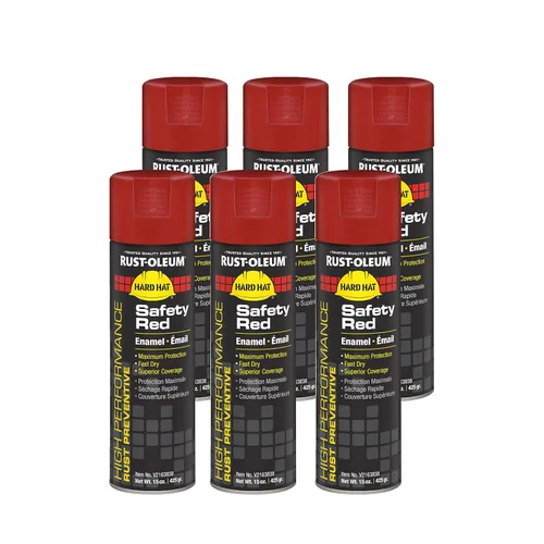 Miniatura 9 de Rust-Oleum V2196838 - Pintura en aerosol de esmalte preventivo de óxido V2100 de alto rendimiento, contenedor de 20 onzas líquidas, relleno de 15