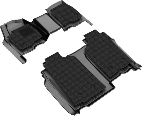Miniatura 10 de Alfombrillas para 2020-2026 Chevy Silverado/GMC Sierra 1500/2500HD/3500HD de 2 filas y 4 puertas y 2019 1500 de 2 filas y 4 puertas sin caja
