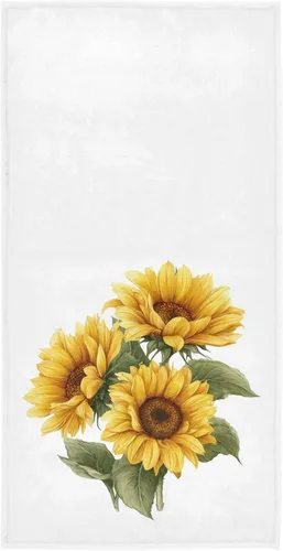 Miniatura 13 de Pfrewn Toallas de mano con mariposas 3D de 16 x 30 pulgadas en primavera y verano floral lila con flores abstractas, toalla de baño pequeña, toalla