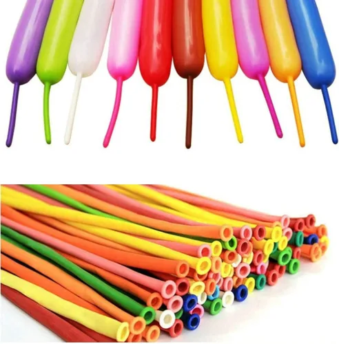Miniatura 2 de 100 globos largos de látex para modelado de animales, globos de látex de alta calidad para decoración de Navidad, cumpleaños, bodas, fiestas