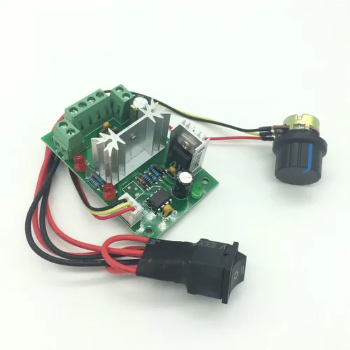 Miniatura 7 de BRINGSMART Motor de engranaje helicoidal de 12V 12rpm DC con controlador de velocidad PWM 73.9 lbs.cm alto par autobloqueo invertido Mini Turbina
