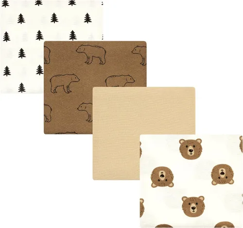 Miniatura 40 de Hudson Baby Mantas unisex de franela de algodón para bebé, calabaza, talla única