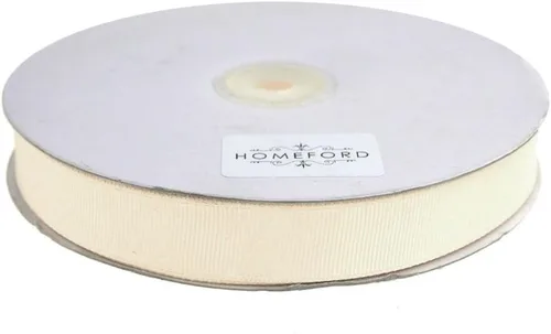 Miniatura 8 de Homeford Cinta de grogrén macizo, 50 yardas (1-1/2 pulgadas, oro antiguo)