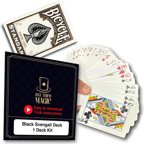 Miniatura 12 de Ilusiones de cartas para magos principiantes a profesionales: aparición, teletransporte, transformando milagros (Baraja Svengali azul)