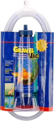 Miniatura 2 de Penn-Plax Aspiradora de grava para acuarios Haz que la limpieza y el mantenimiento del tanque sean más rápidos y fáciles (GV10) de 10 pulgadas